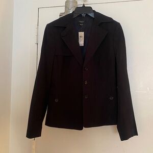 NEW Ann Taylor Black Outerwear Blazer Coat Original $178